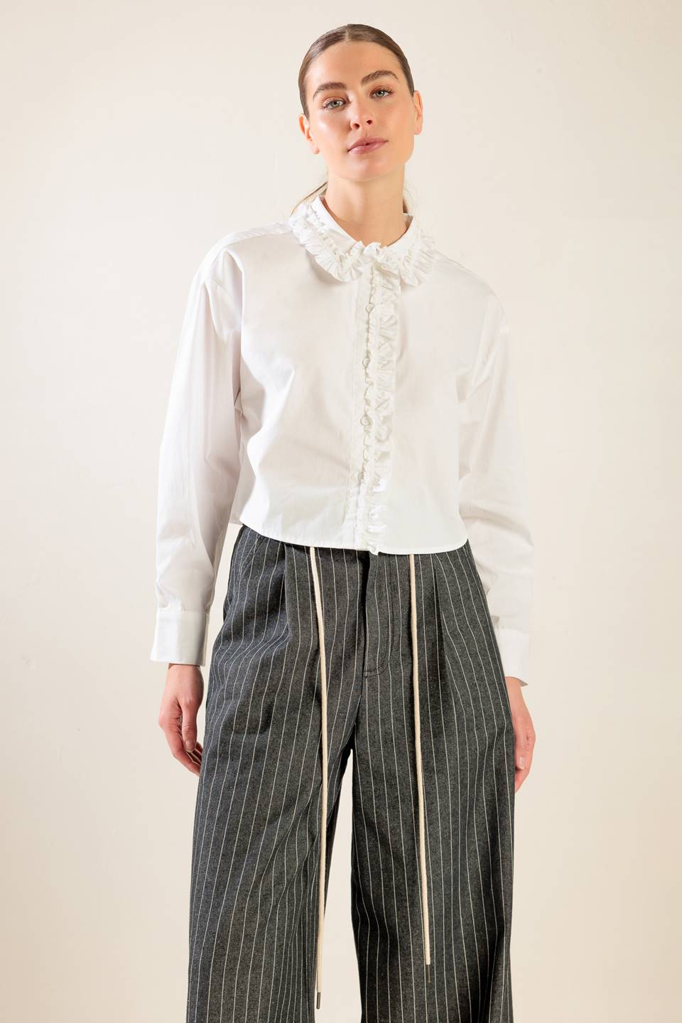 THESE MOMENTS WOVEN TOP Flying Tomato