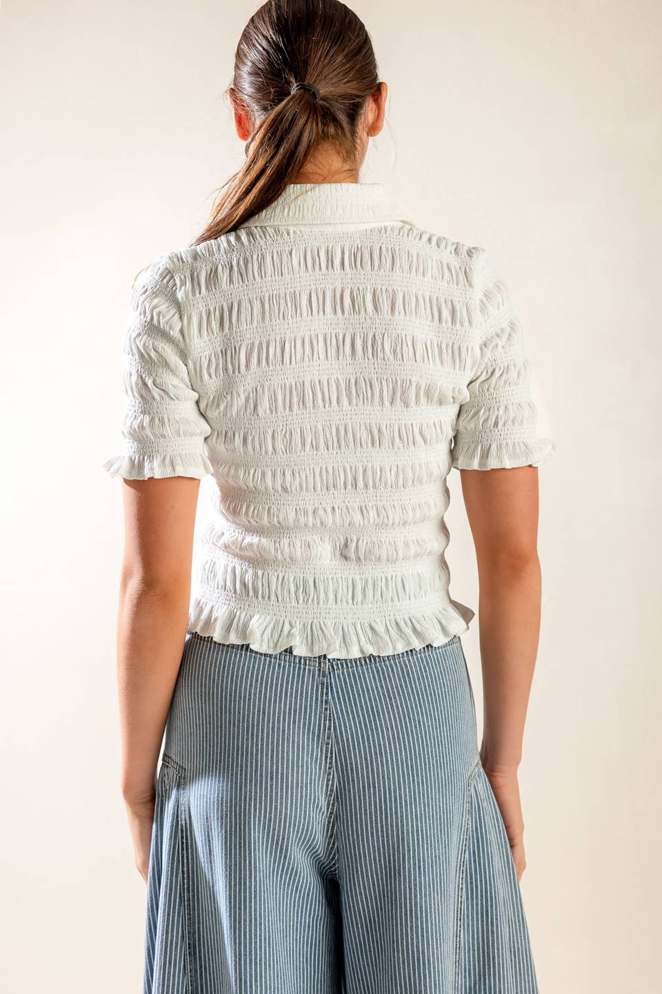 PICNIC AT SUNSET WOVEN TOP Flying Tomato