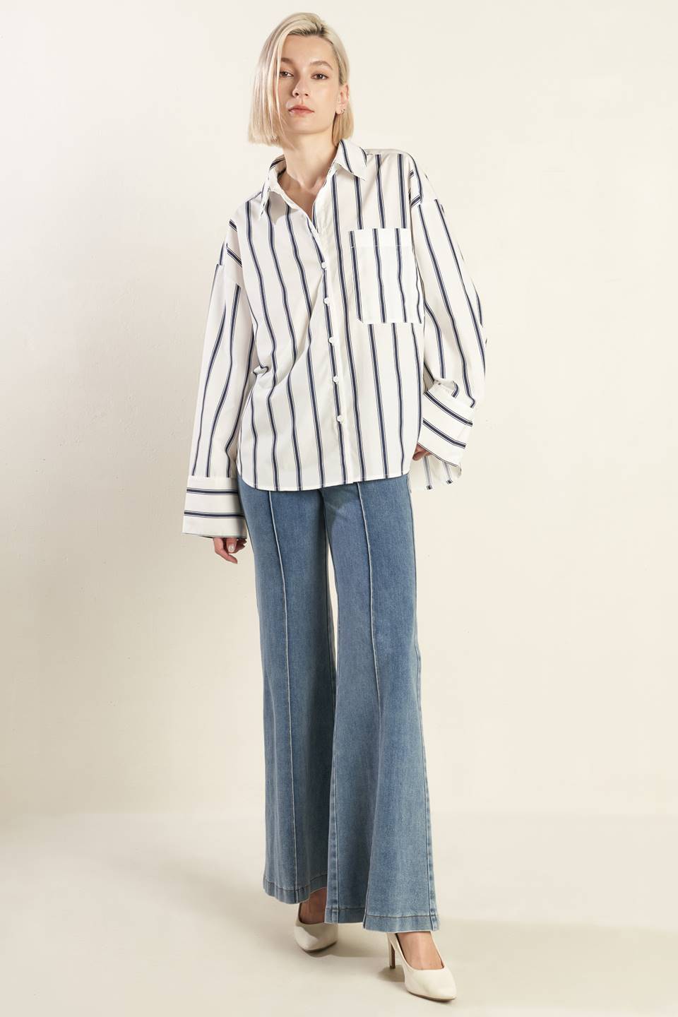 LOST IN PARADISE OVERSIZE WOVEN SHIRT Flying Tomato