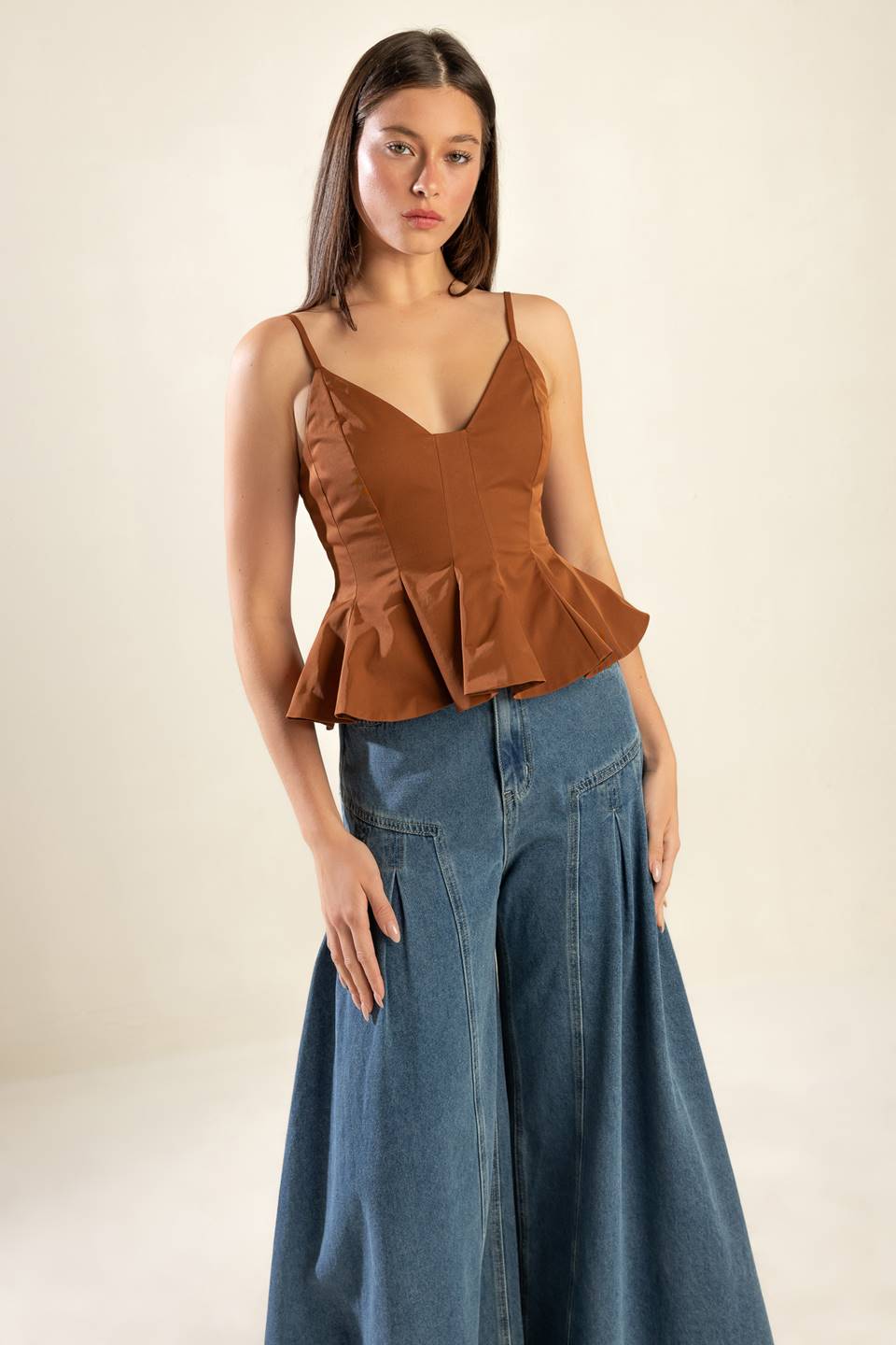 IT'S PERFECT TIMING WOVEN CAMI TOP Flying Tomato