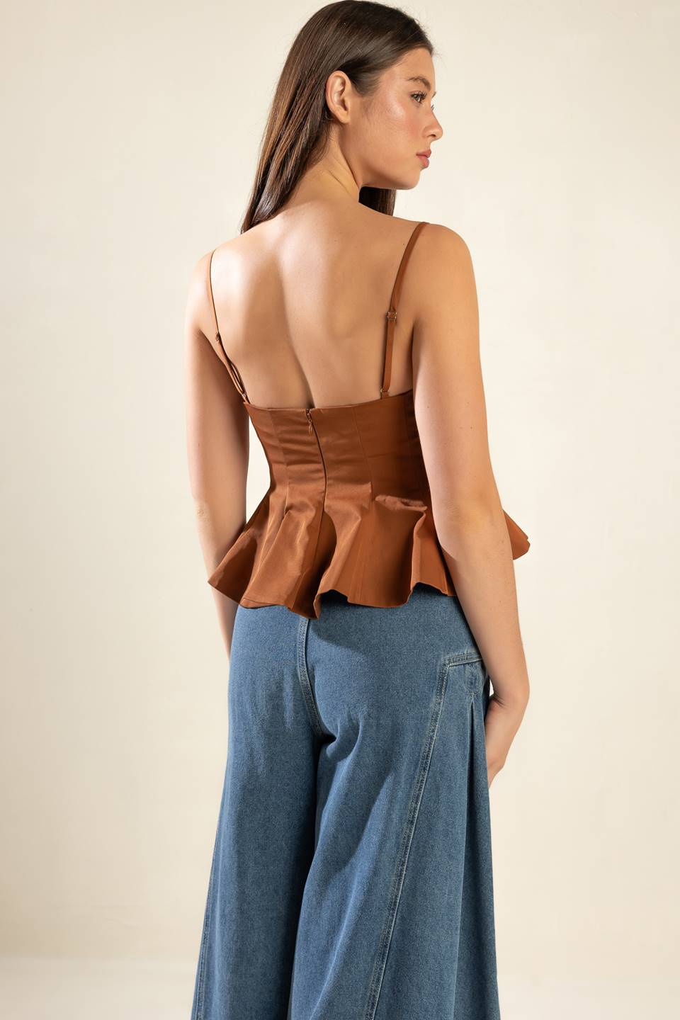 IT'S PERFECT TIMING WOVEN CAMI TOP Flying Tomato