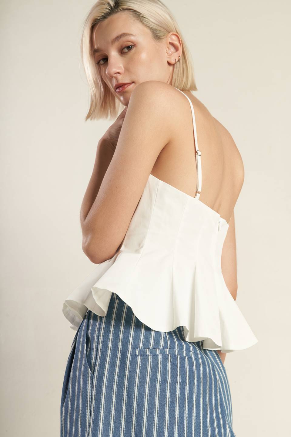 IT'S PERFECT TIMING WOVEN CAMI TOP Flying Tomato