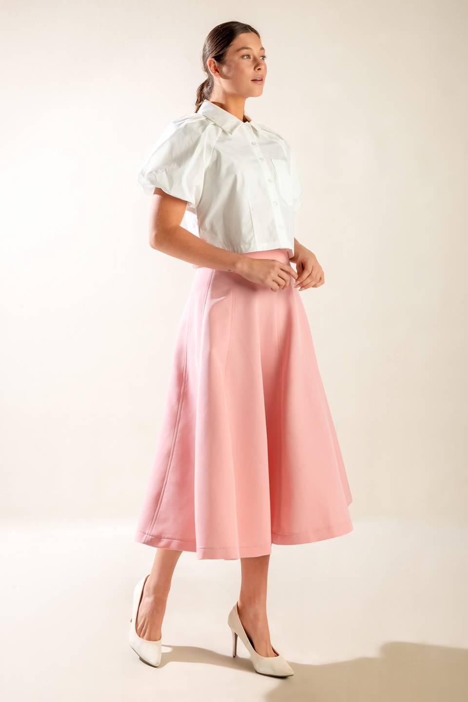 MEET YOU AT THE GARDEN WOVEN TOP Flying Tomato