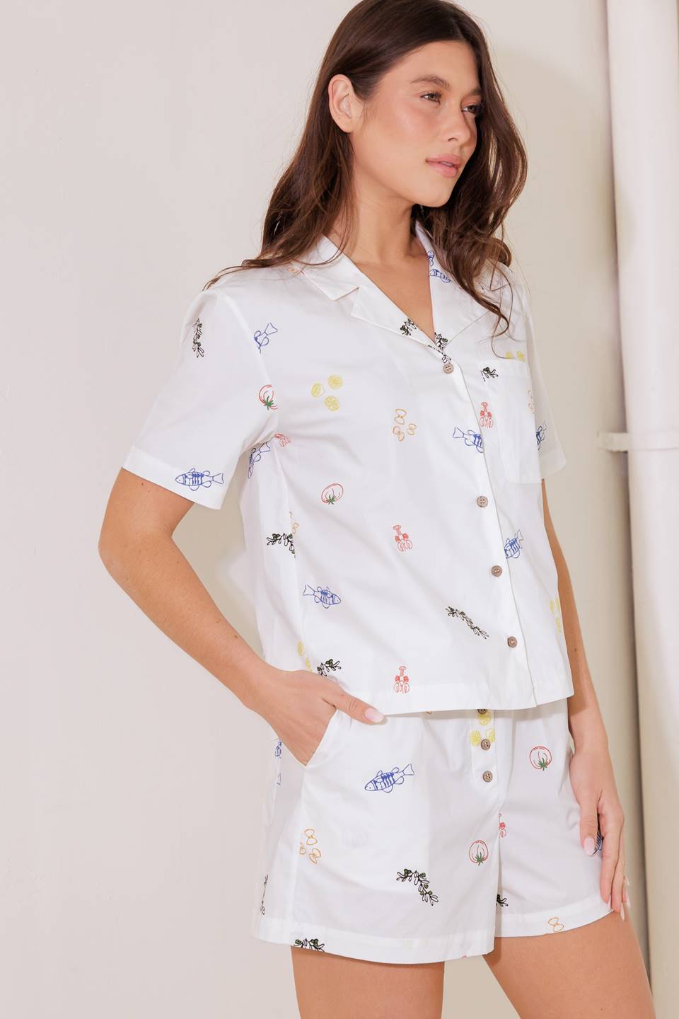 AFTER HOURS WHITE WOVEN TOP Flying Tomato