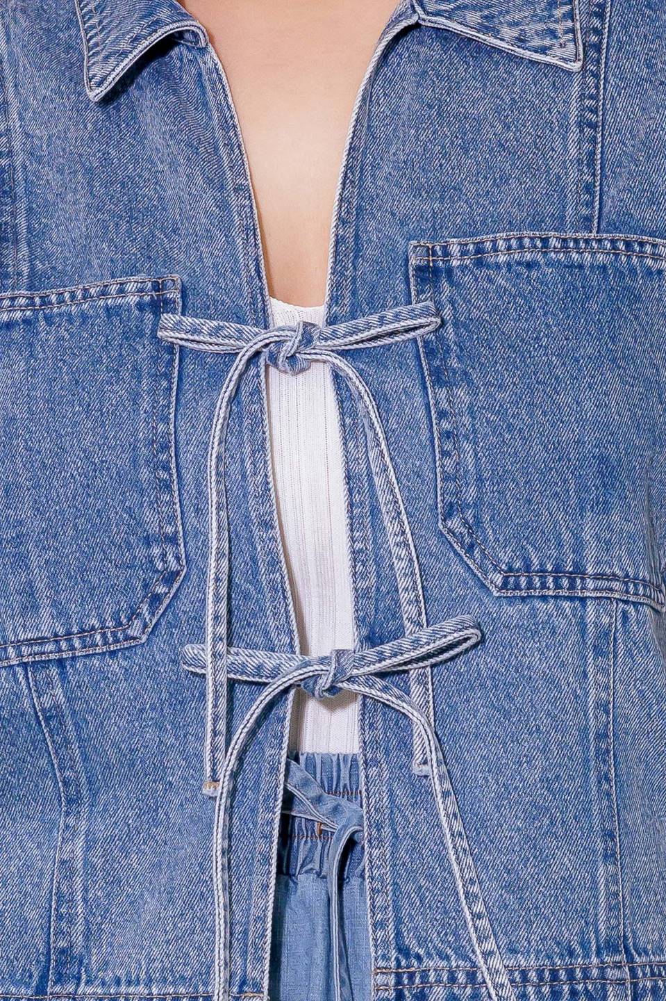 BY CHANCE DENIM TOP Flying Tomato