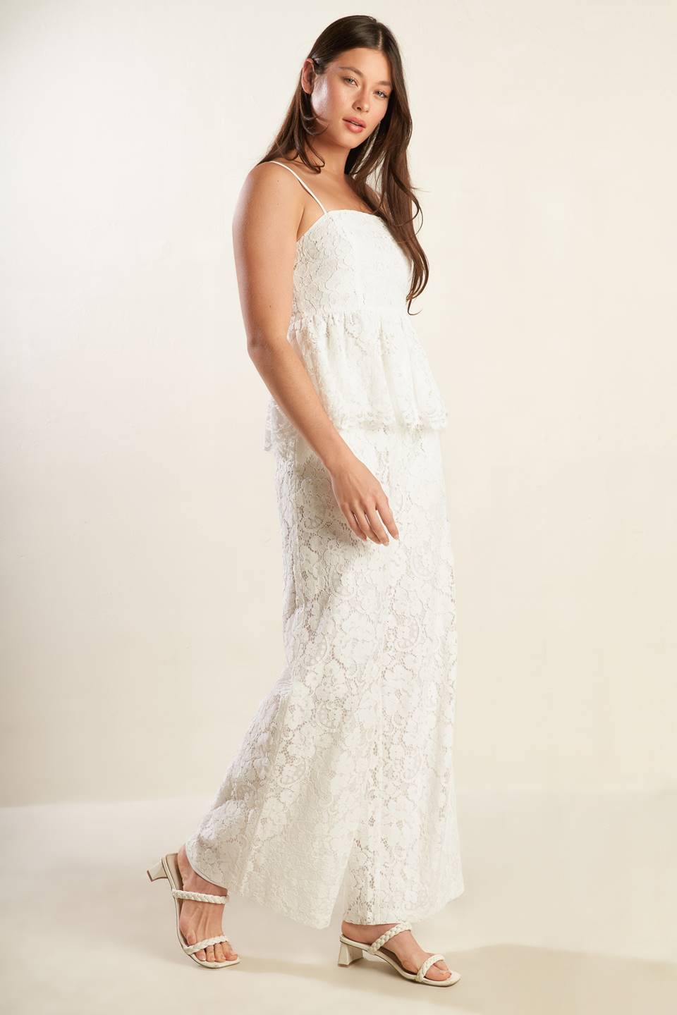 WE TRUST YOU WOVEN LACE TOP Flying Tomato