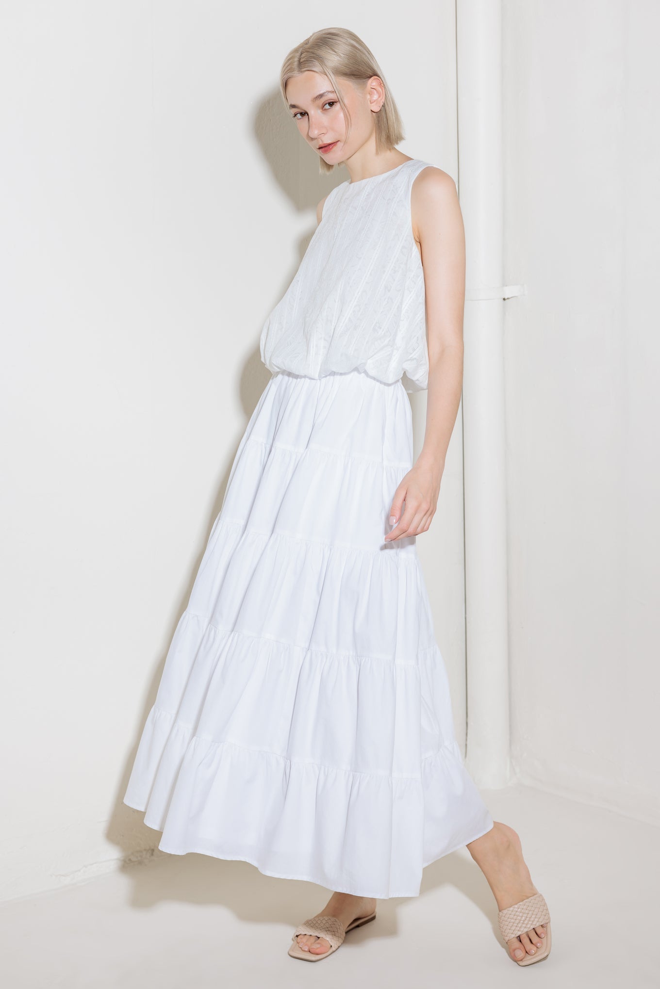 TIMELESS WITH EDGE WOVEN LACE TOP Flying Tomato