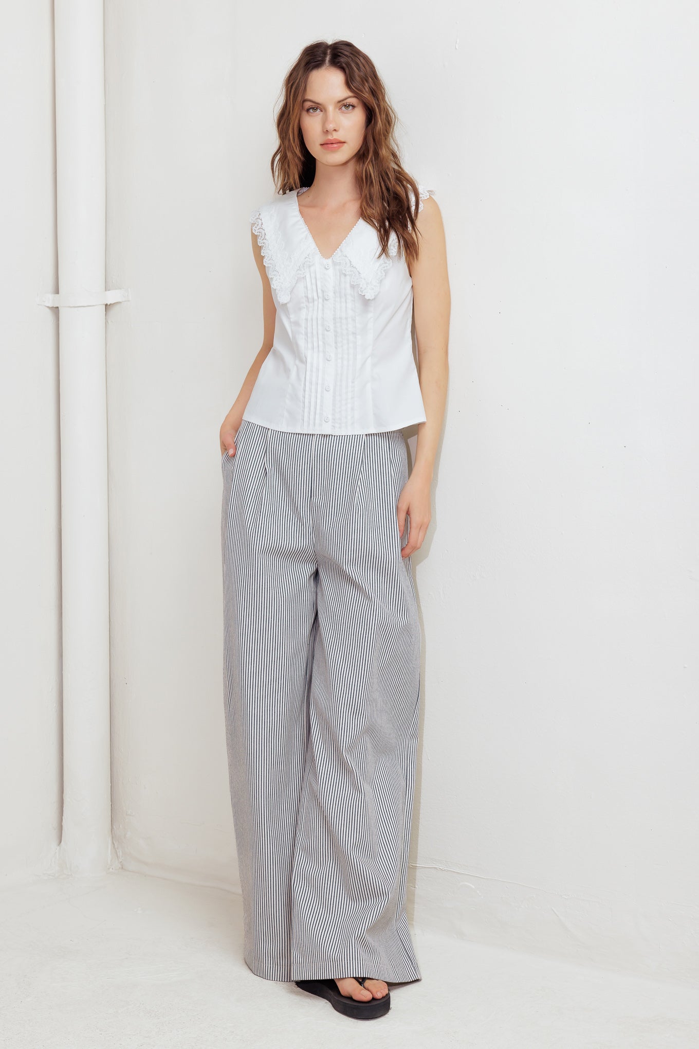 FRENCH MEADOW WOVEN TOP Flying Tomato