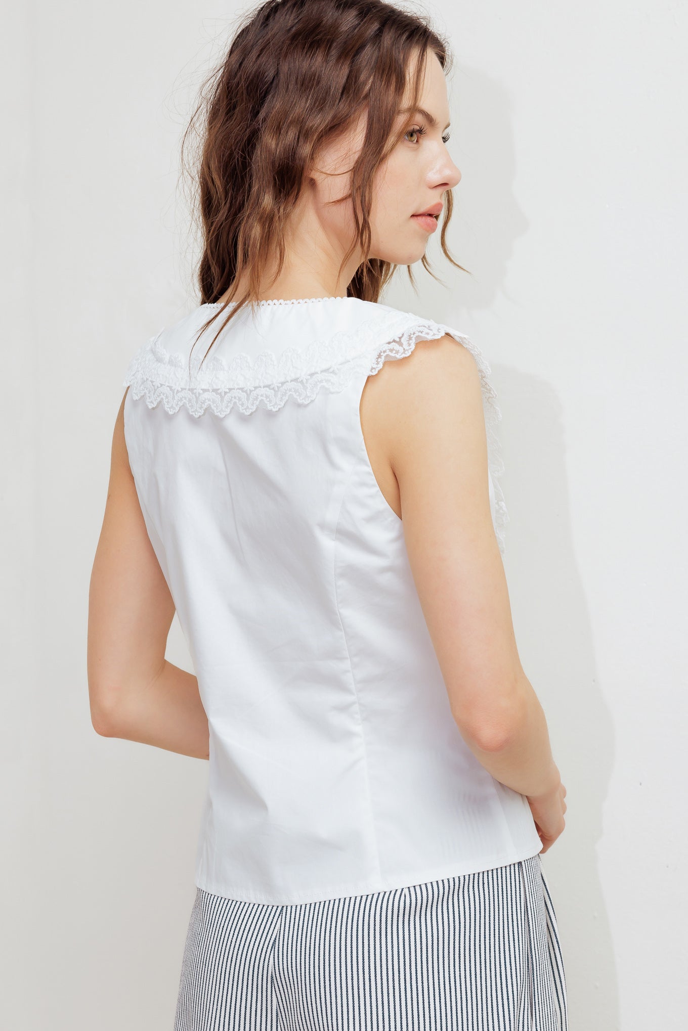 FRENCH MEADOW WOVEN TOP Flying Tomato