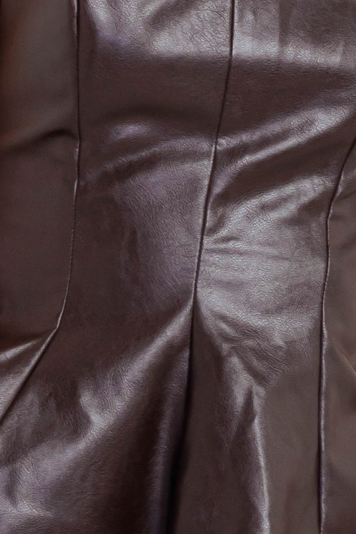 URBAN CHIC MINIMALISM FAUX LEATHER TOP Flying Tomato