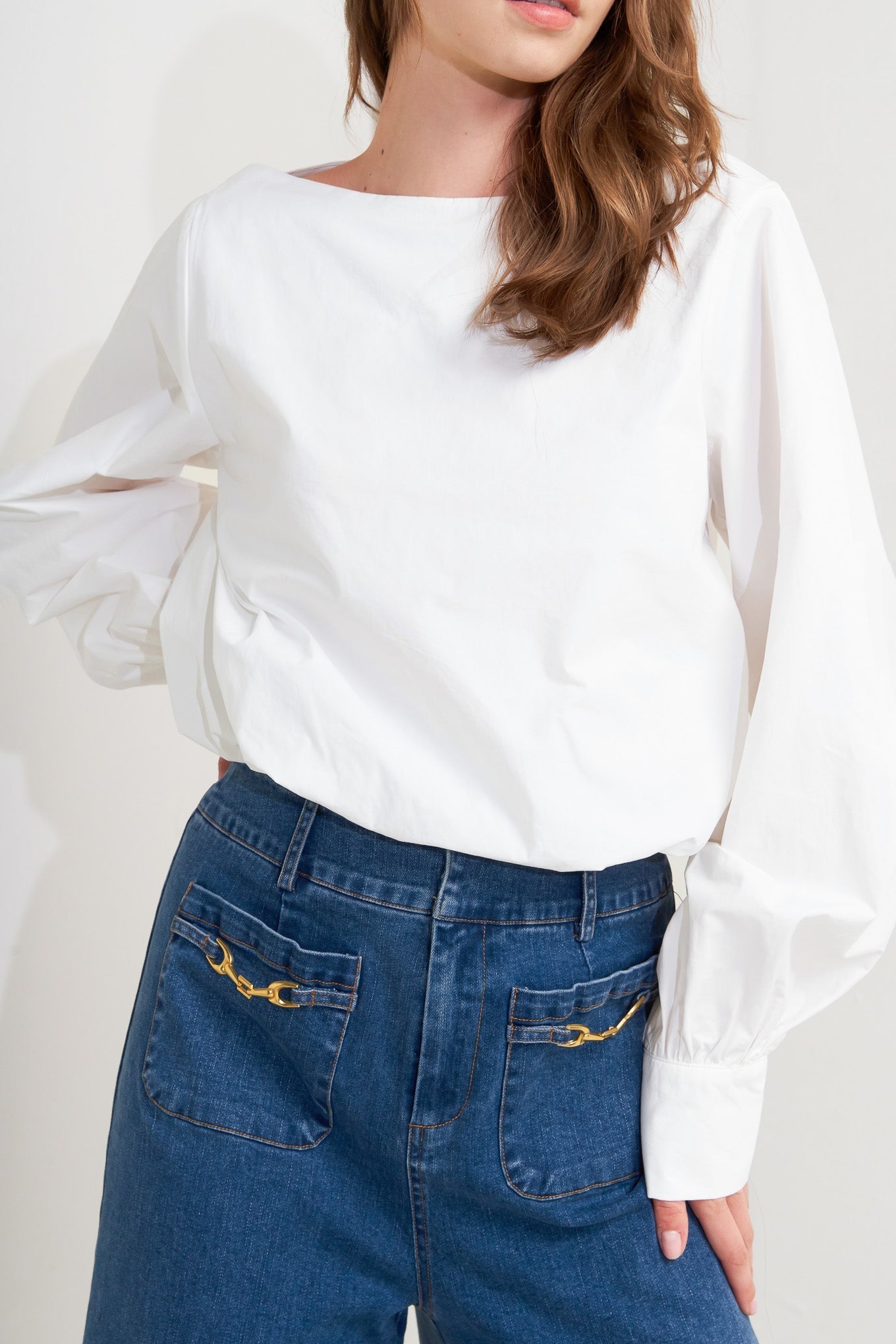 LAUREN TOUCH WOVEN TOP Flying Tomato