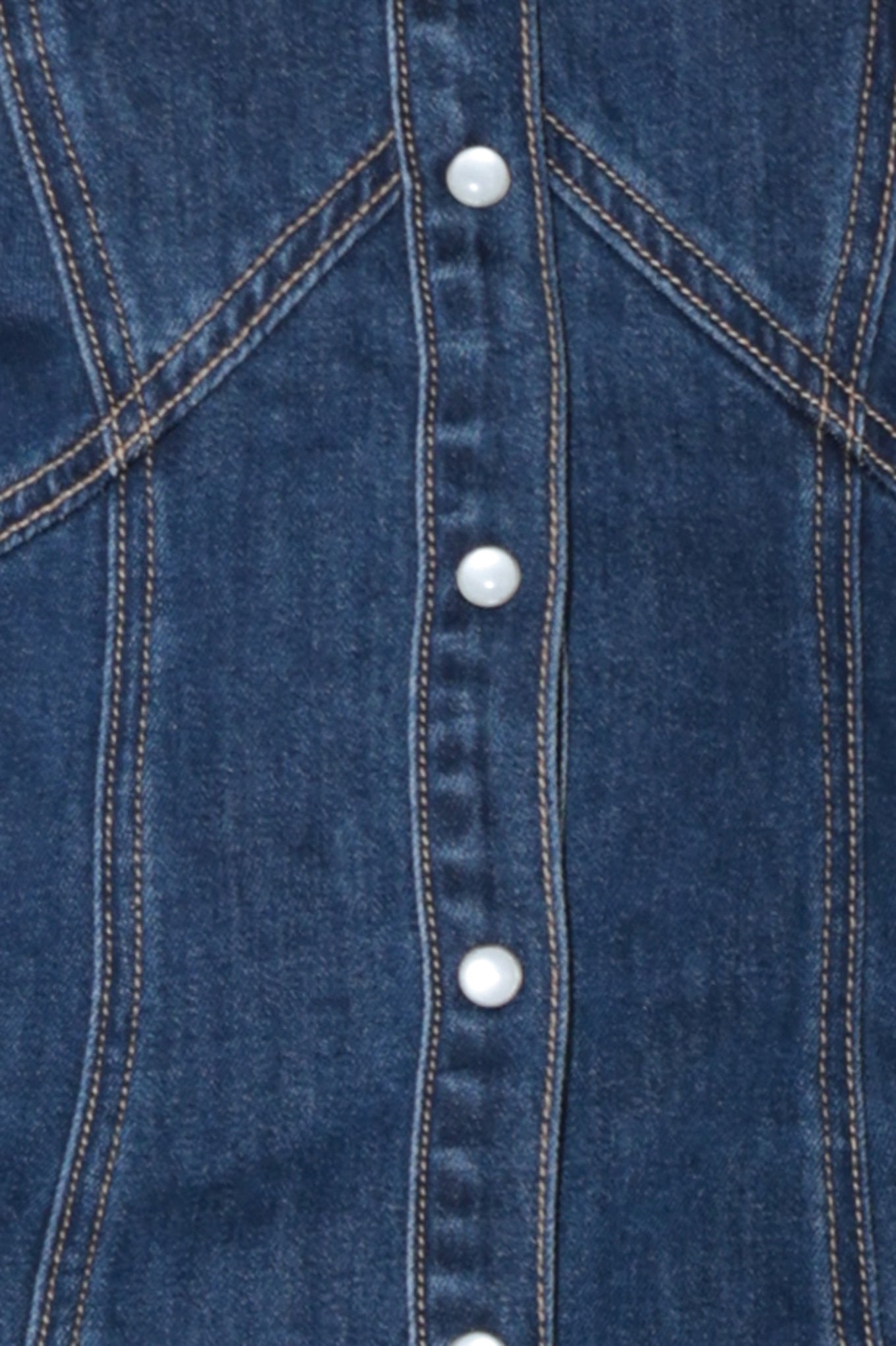 Cool Femme Denim Puff Sleeve Top With Collar And Button Down Flying Tomato