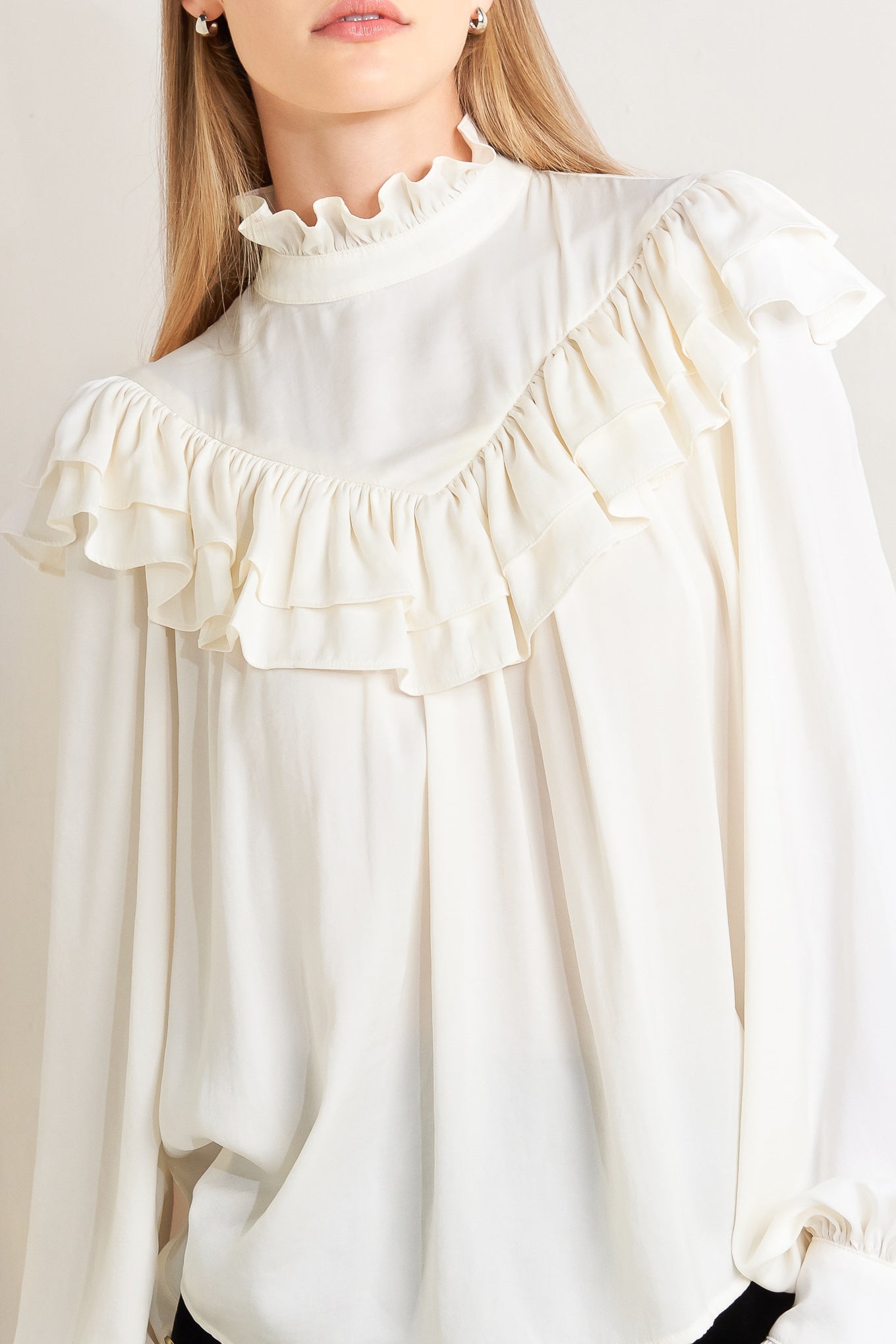 EDWARDIAN WALTZ WOVEN TOP Flying Tomato