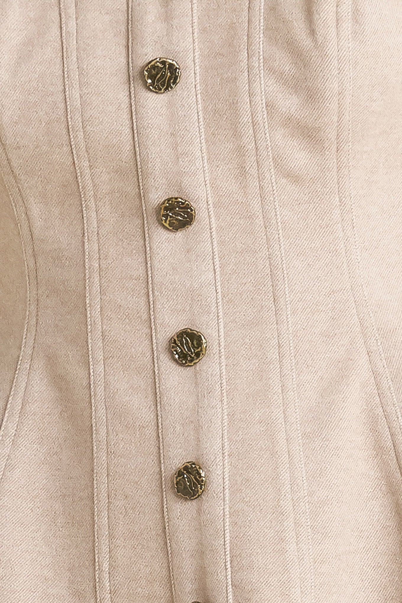 MODERN CORSET MOCHA KNIT TOP Flying Tomato