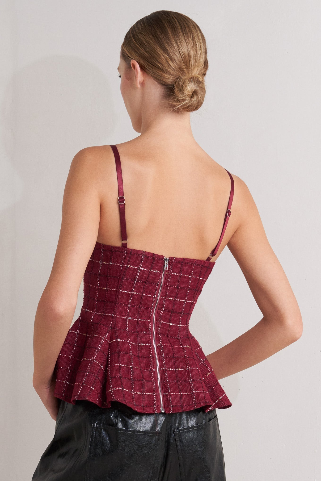 BURNT BOULEVARD TWEED CAMI TOP Flying Tomato