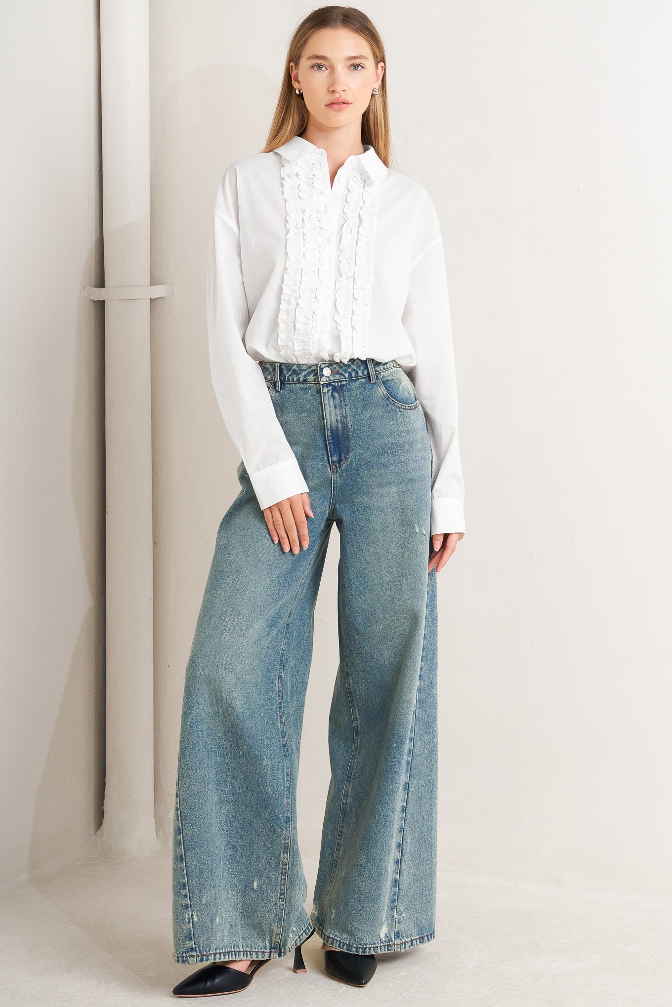 MODERN MUSE WOVEN TOP Flying Tomato