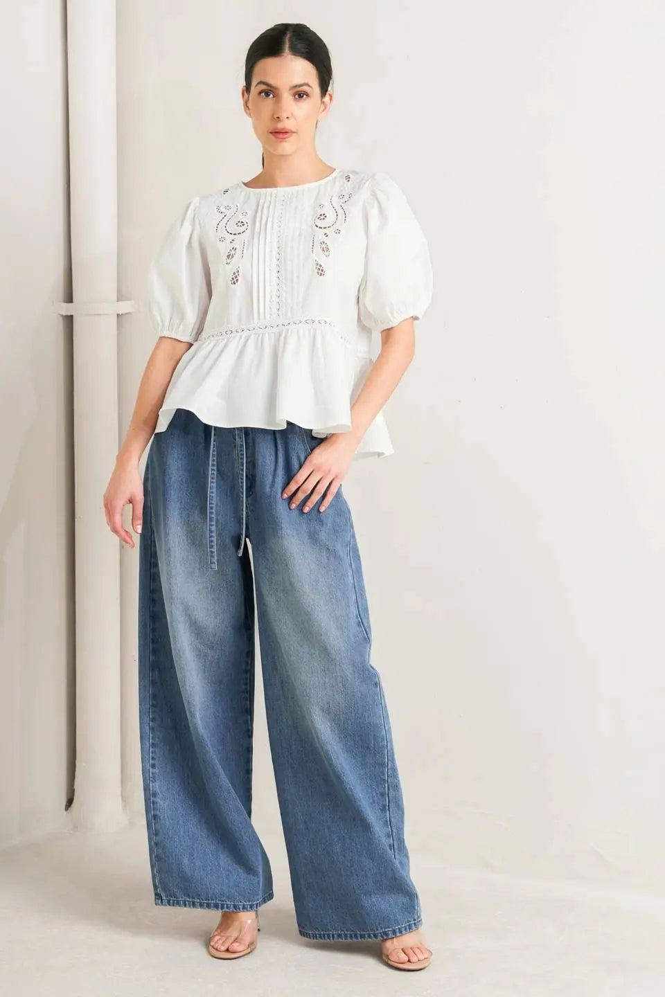 SILENT MORNING WOVEN TOP Flying Tomato