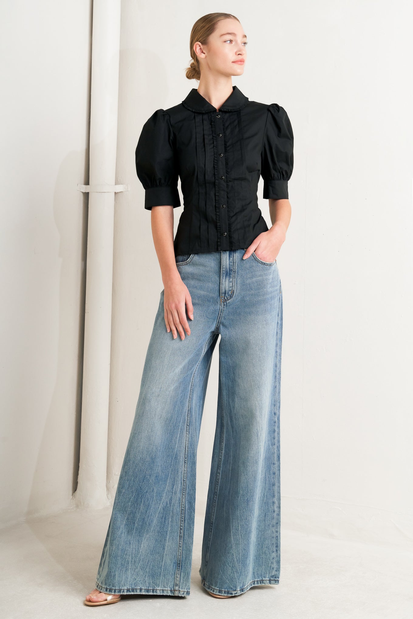 REFINED ROMANCE WOVEN TOP - Love Salve