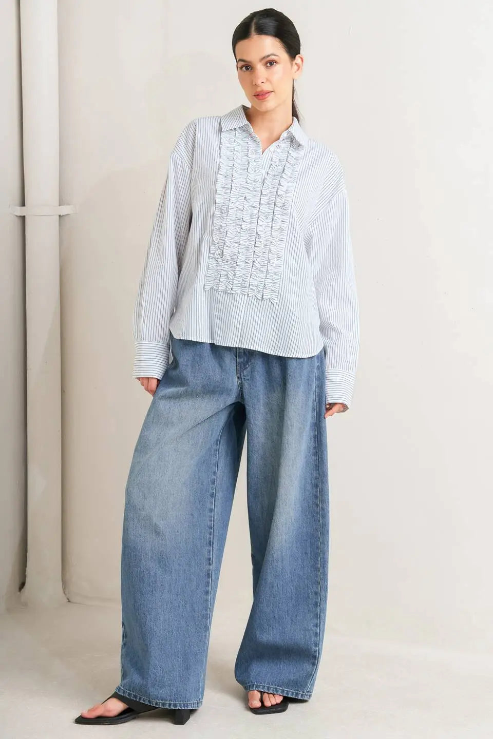 DAYLIGHT EDGE WOVEN TOP Flying Tomato