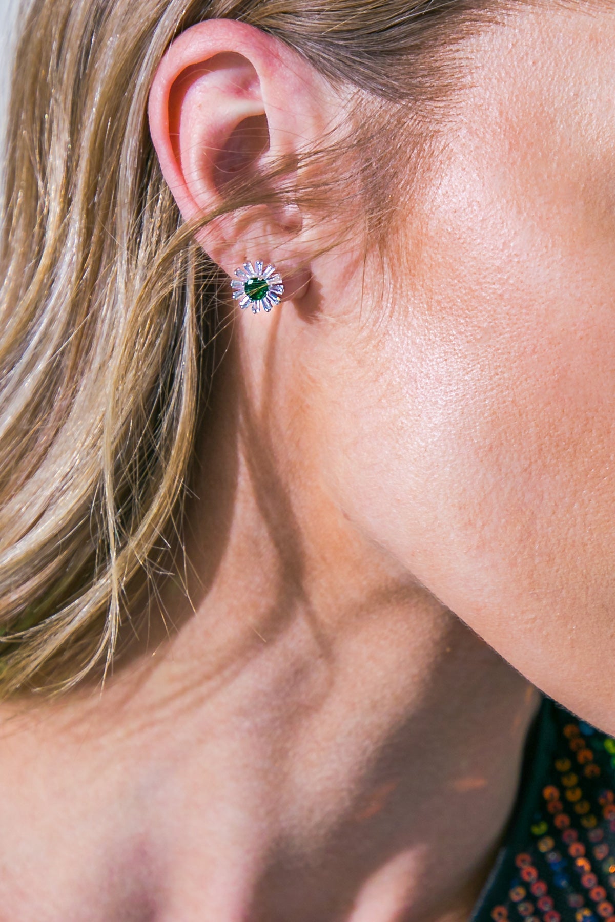 VINTAGE SUNFLOWER EARRINGS Flying Tomato