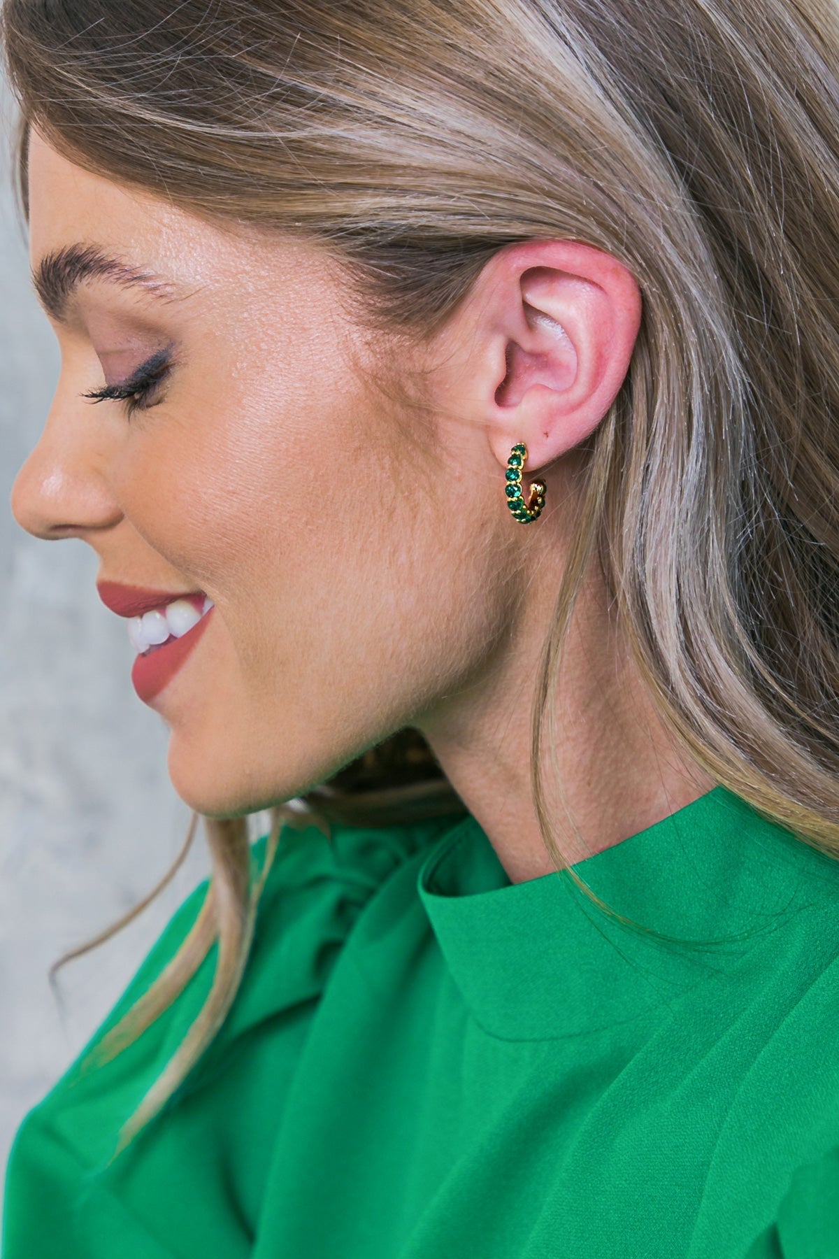 RUBY HOOP EARRINGS Flying Tomato