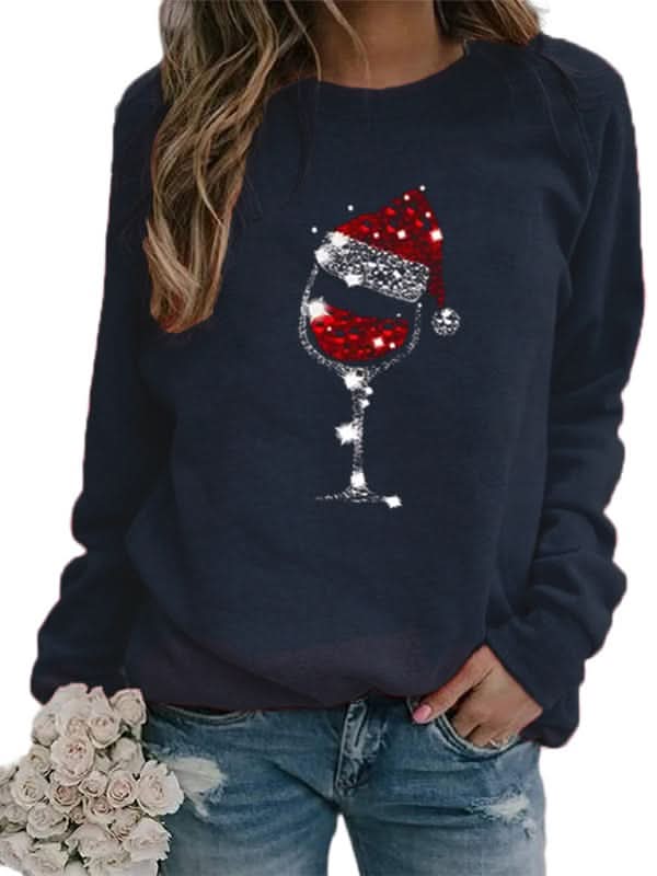 Festive womens cozy Christmas sweatshirt 