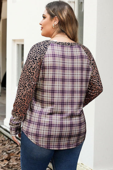 Fierce Plus Size Leopard Tee - Love Salve 