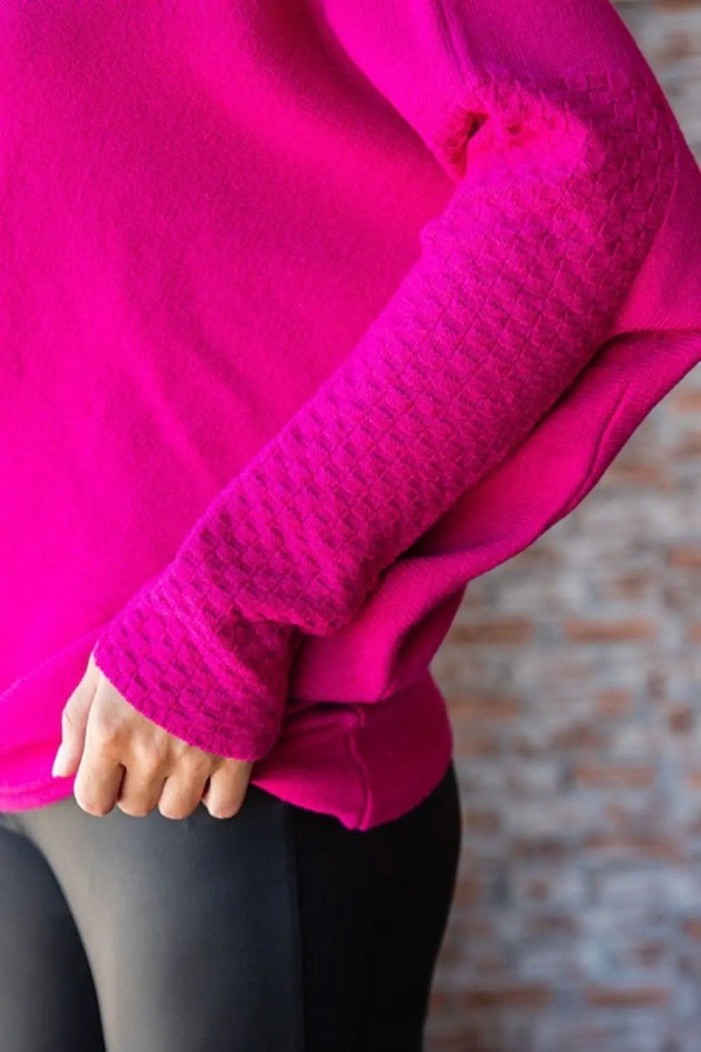 First love asymmetrical hem sweater - Love Salve 