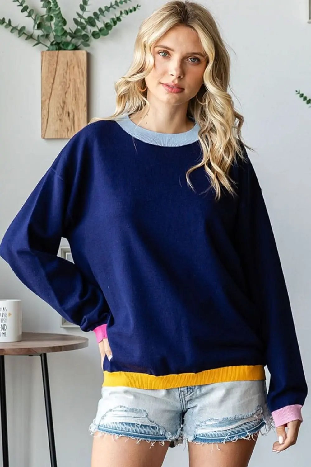 First love cozy ribbed sweater - Love Salve 