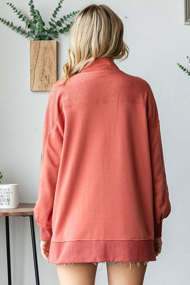 First love grommet pocket sweatshirt - Love Salve 