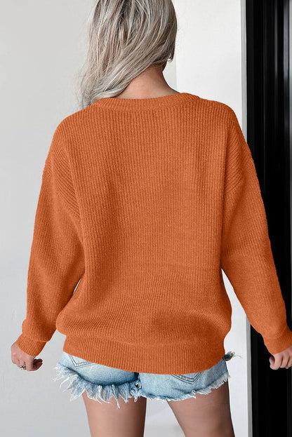 Flamingo hello pumpkin sweater 