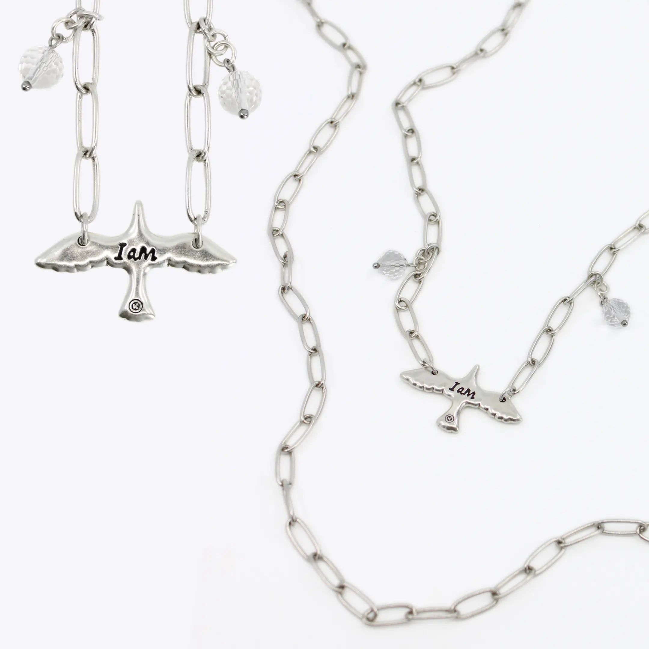 I Am Bird Long Chain Necklace Katia Designs