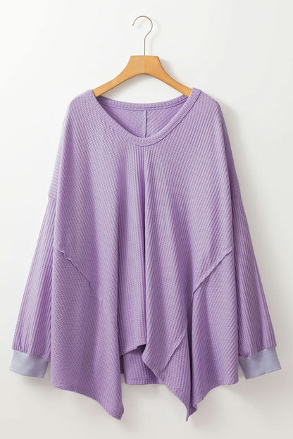Flattering orchid petal plus size top - Love Salve 