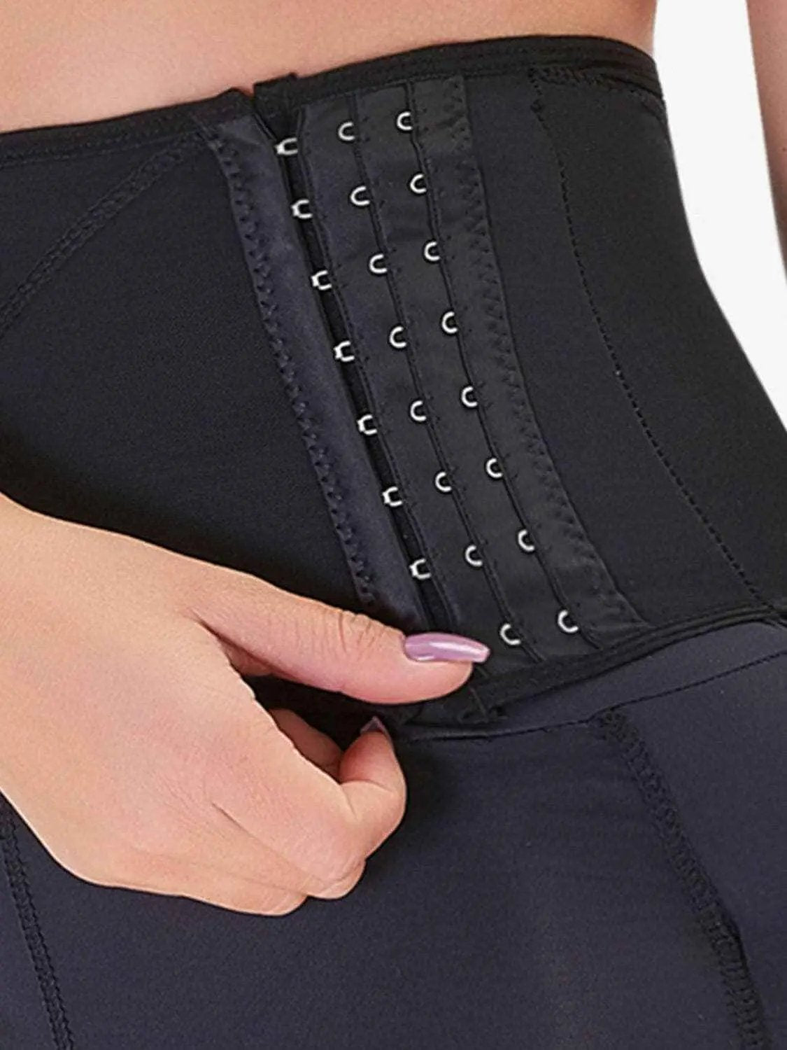 Flattering shaping shorts with hook closure - Love Salve 