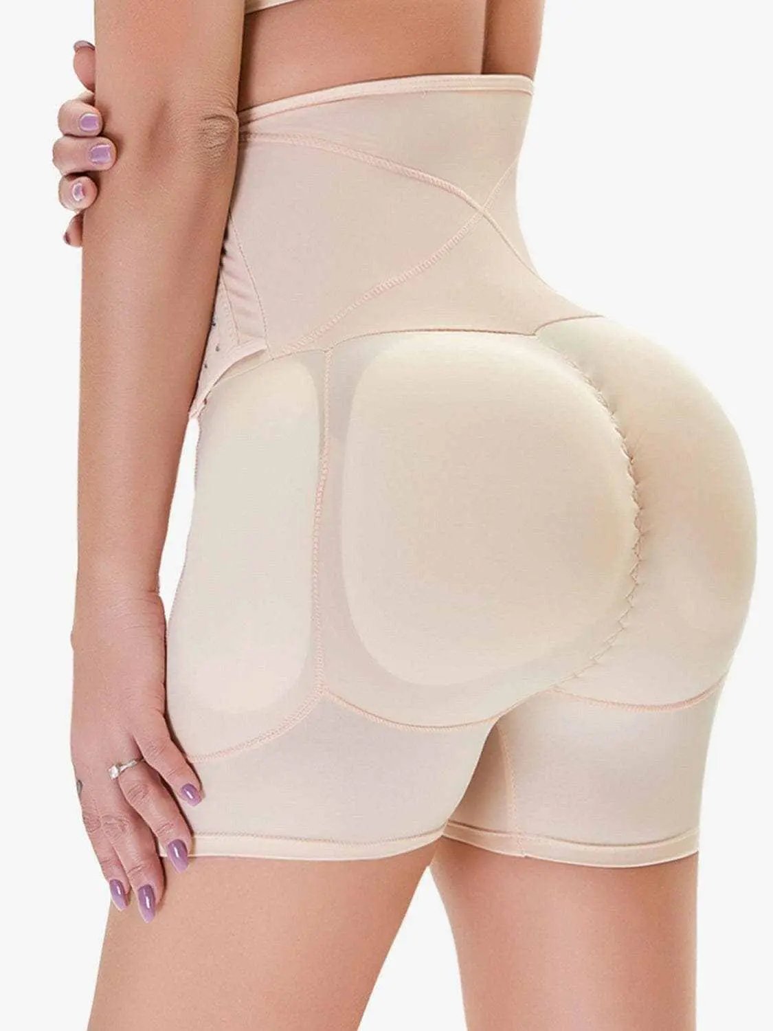 Flattering shaping shorts with hook closure - Love Salve 