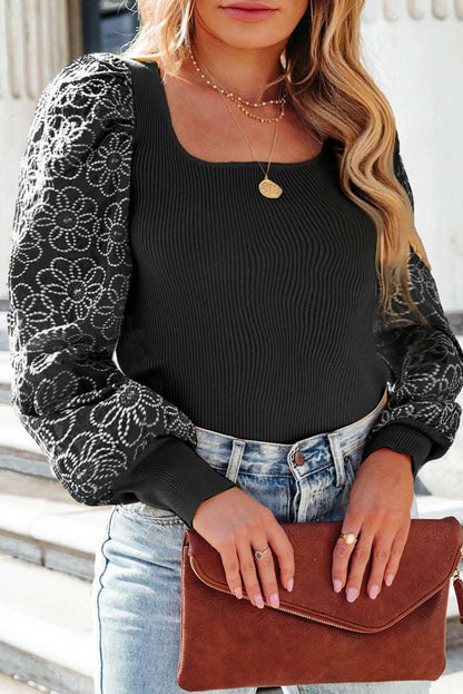 Floral Plus Size Blouse - Elegant Design - Love Salve 
