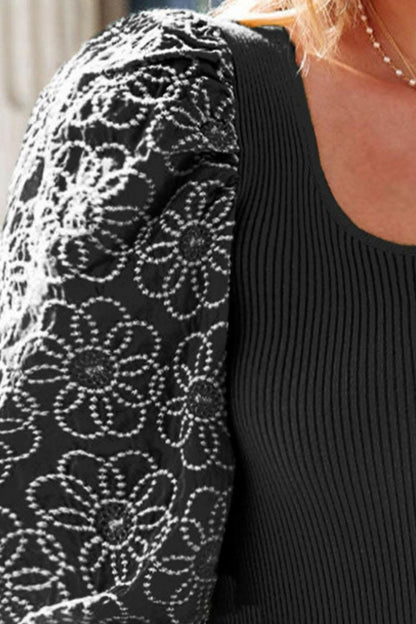 Floral Plus Size Blouse - Elegant Design - Love Salve 