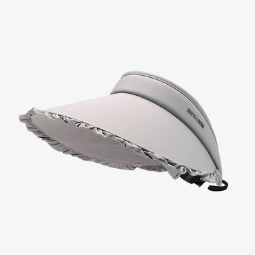 Frilled ice silk sun hat - adjustable fit - Love Salve 