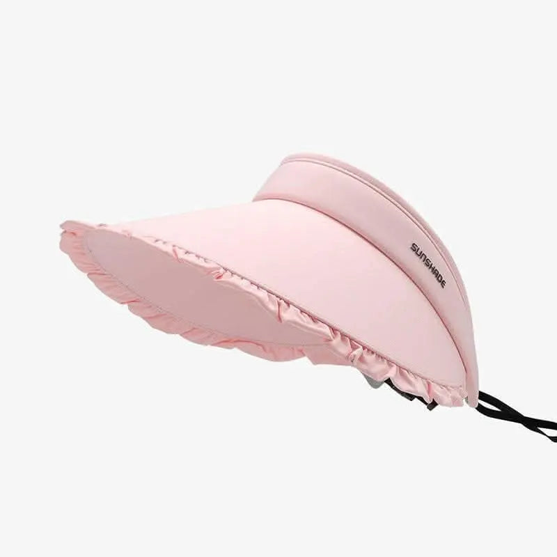 Frilled ice silk sun hat - adjustable fit - Love Salve 