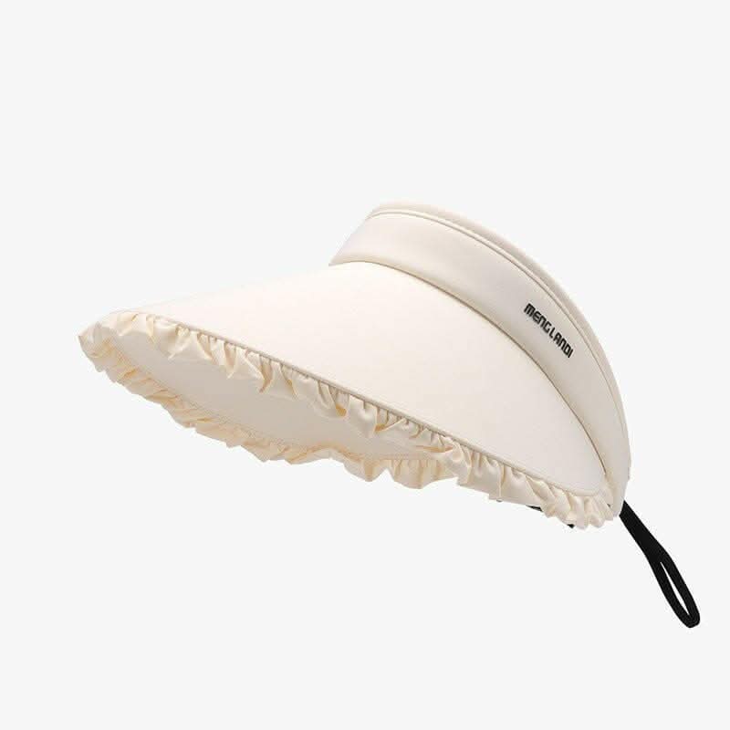 Frilled ice silk sun hat - adjustable fit - Love Salve 