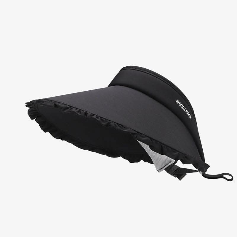 Frilled ice silk sun hat - adjustable fit - Love Salve 