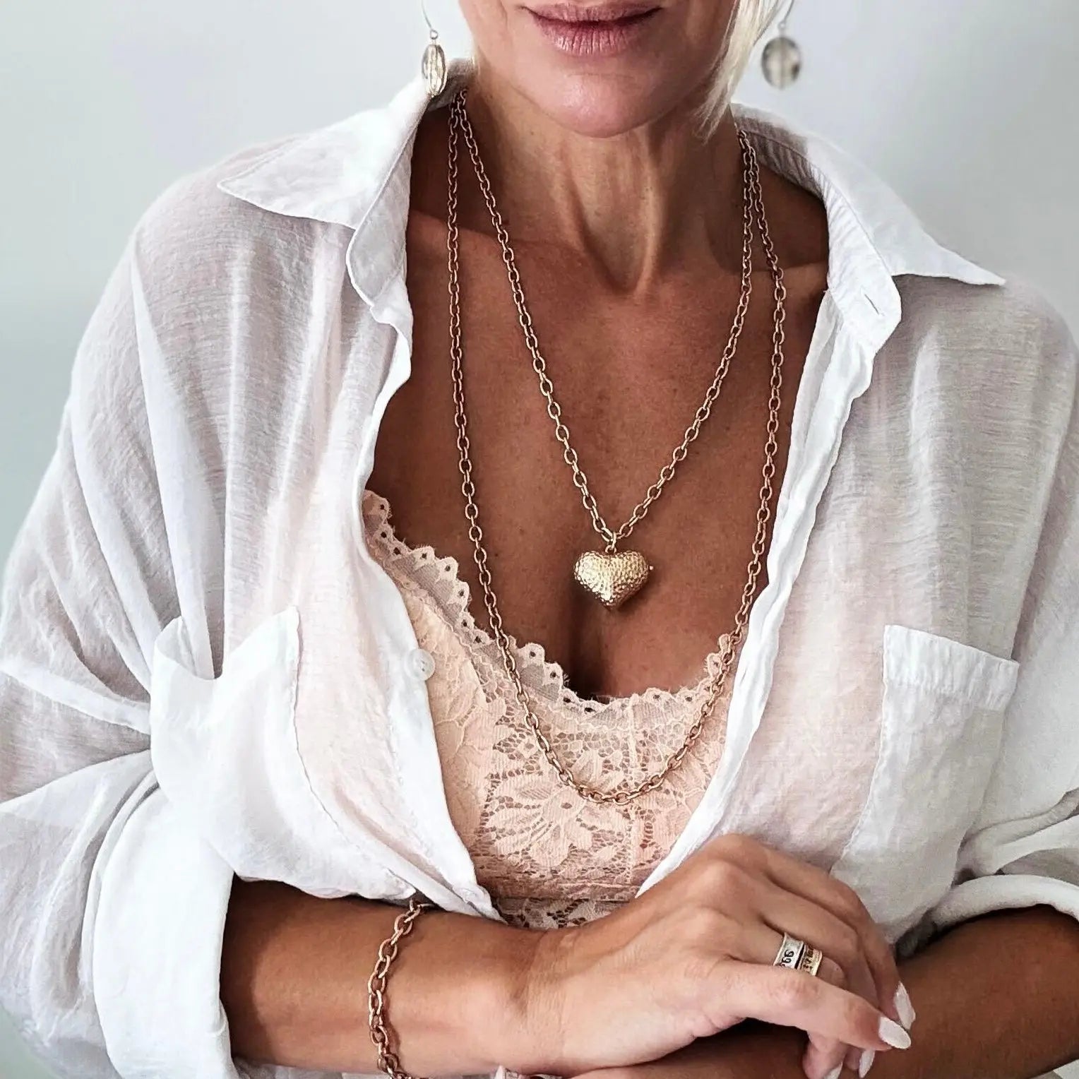 Follow Your Heart Heart Locket Essential Necklace Katia Designs