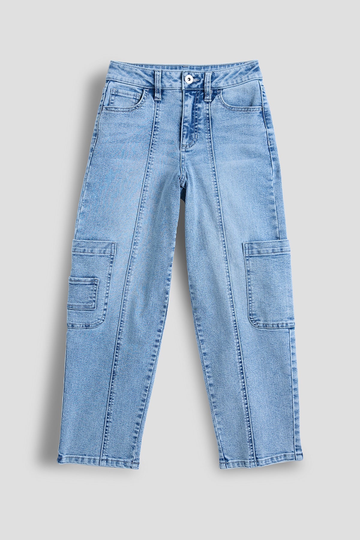 Girls Barrel Cargo Jeans YMI JEANS