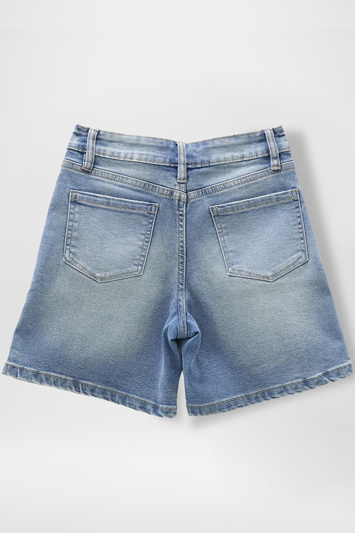 Girls Front Pleat Jort