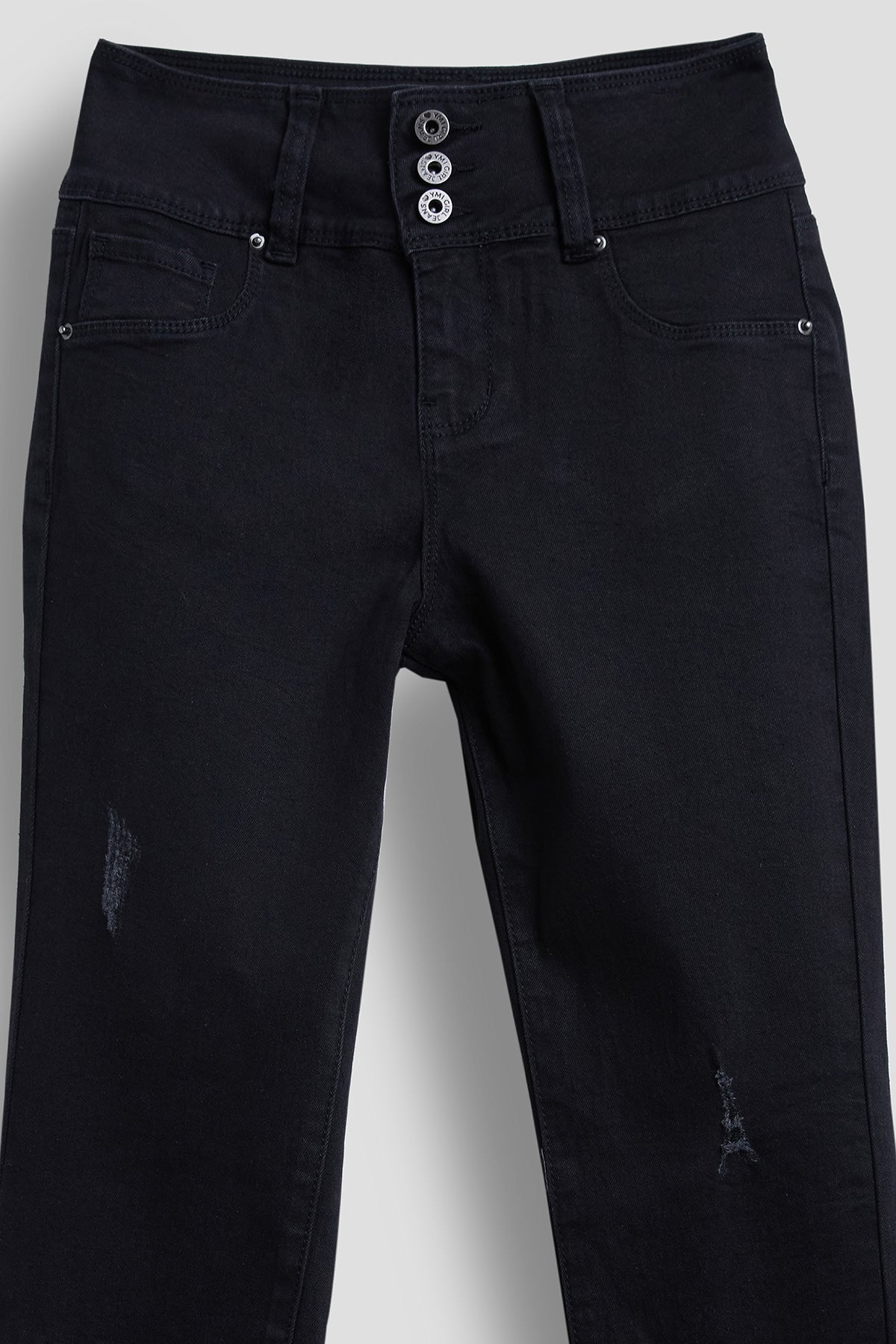 Pants Girls 3 Button Essential Skinny With Faux Front Pockets Jeans