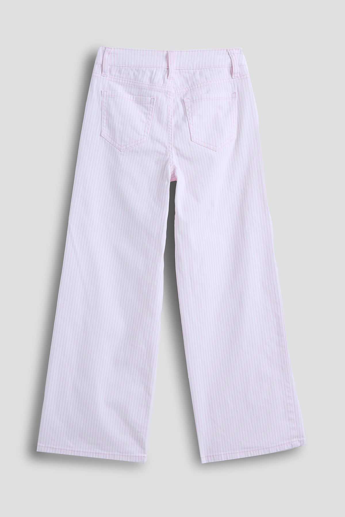 Pants Girls Baby Pink Hickory Stripe Wide Leg Pant