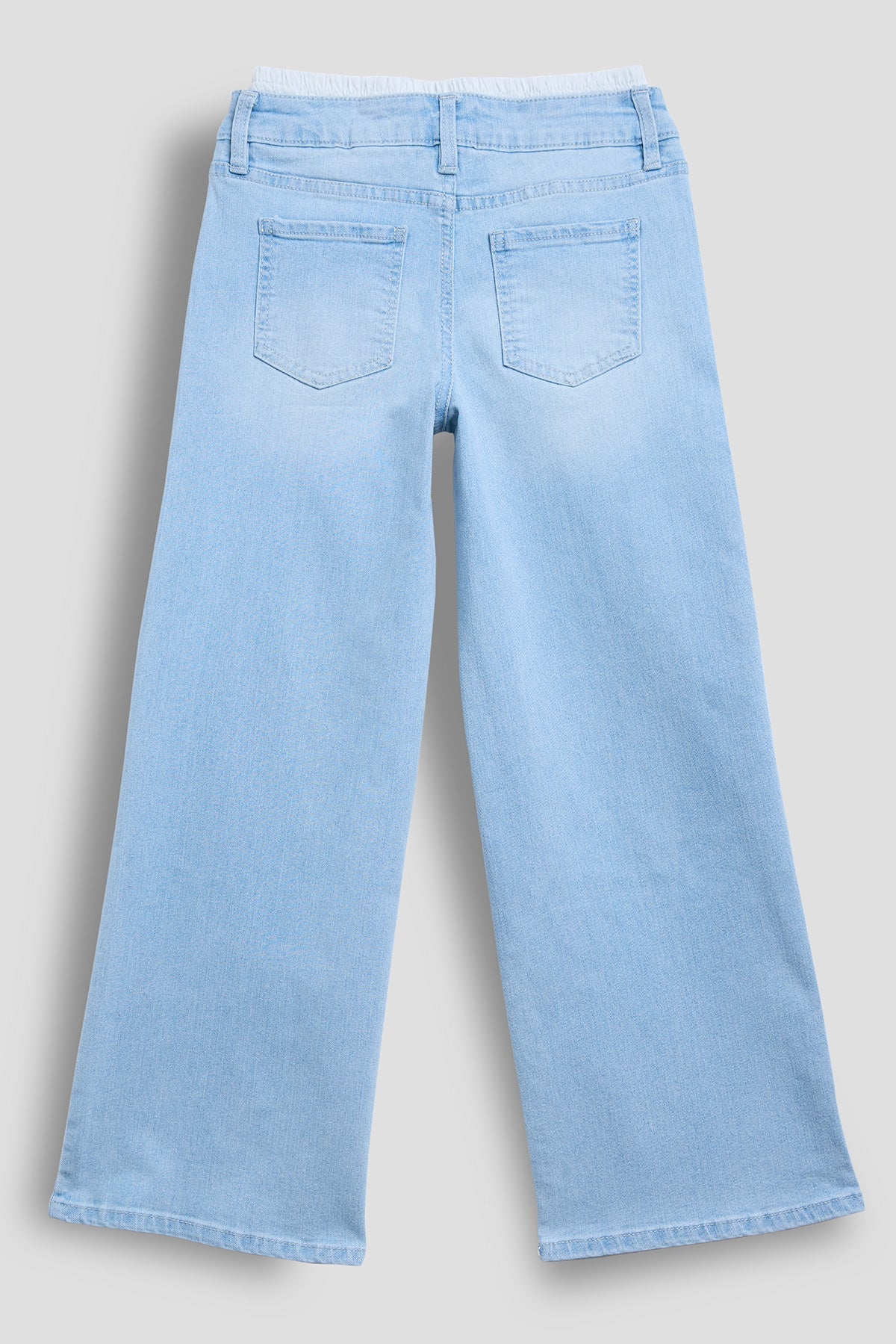 Girls Boxer Waist Wide Leg Jeans YMI JEANS