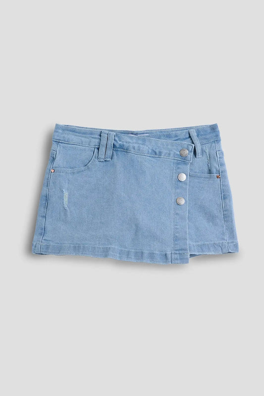 YMI JEANS Girls Denim Skort - Asymmetrical - Casual - Main Product Image