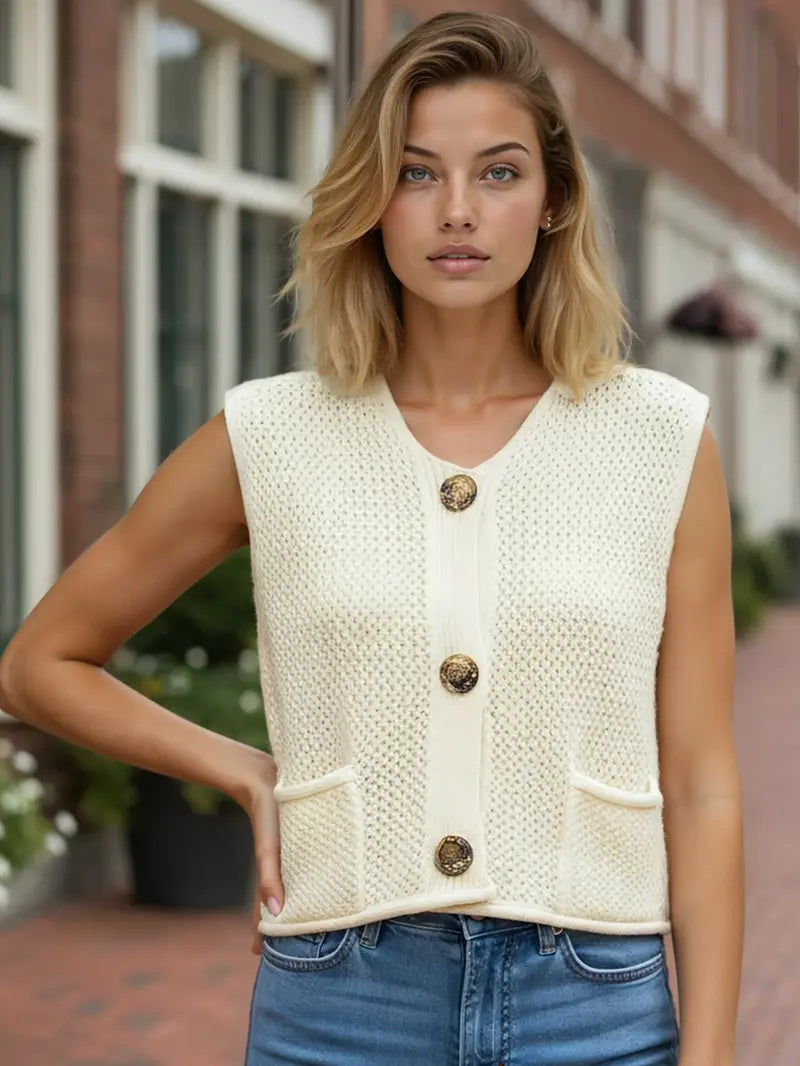 Knit sweater vest Miss Sparkling