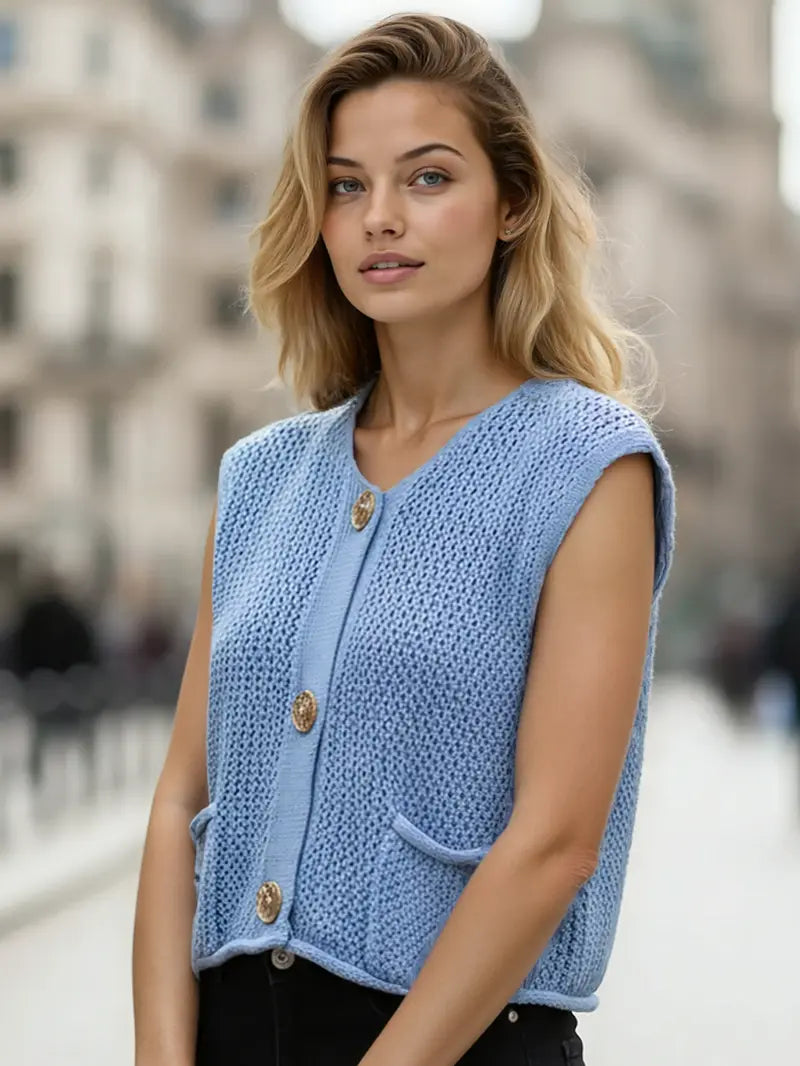 Knit sweater vest Miss Sparkling